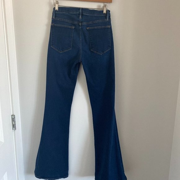 Frame Denim Dark Blue Flare Jeans - Picture 2 of 4